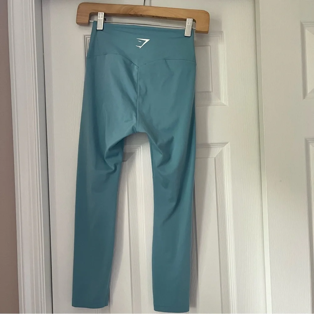 Gymshark 7/8 Training Leggings in Blue Small - Picture 1 of 6
